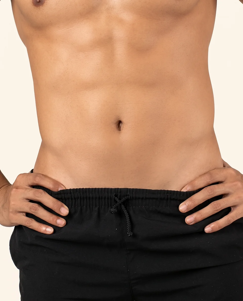 Depilación láser de abdomen para hombre
