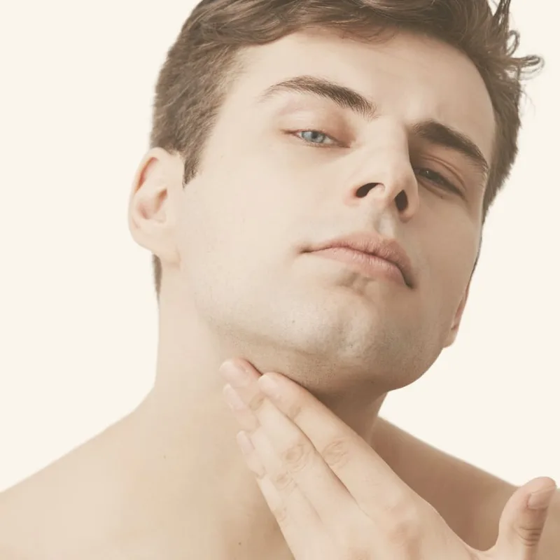 Depilación láser de cuello para hombre