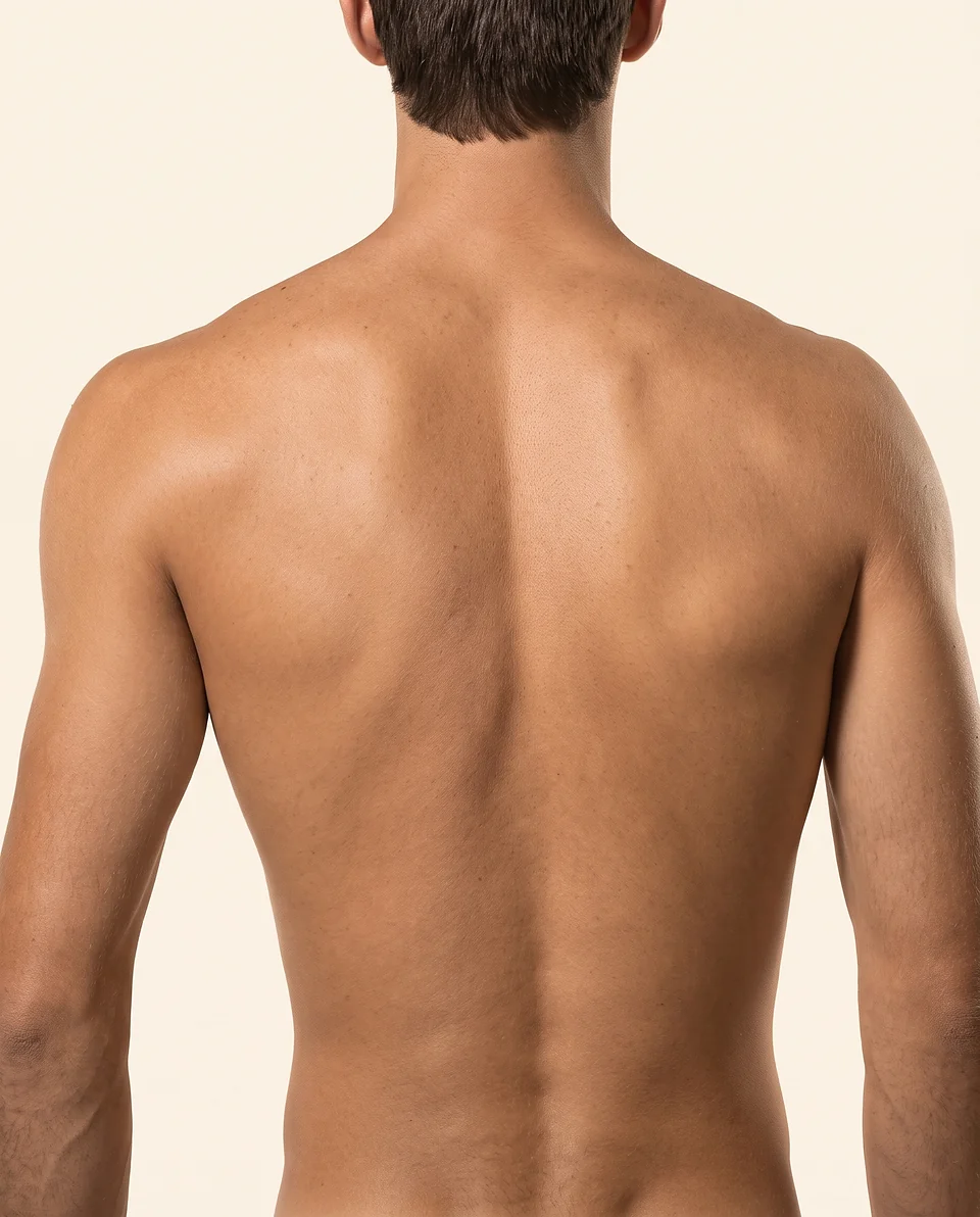 Depilación láser de espalda para hombre