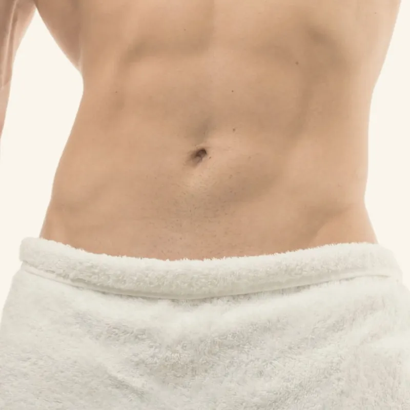 Depilación láser de línea alba para hombre